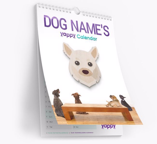 Personalised {dogsName}'s 2020 Calendar